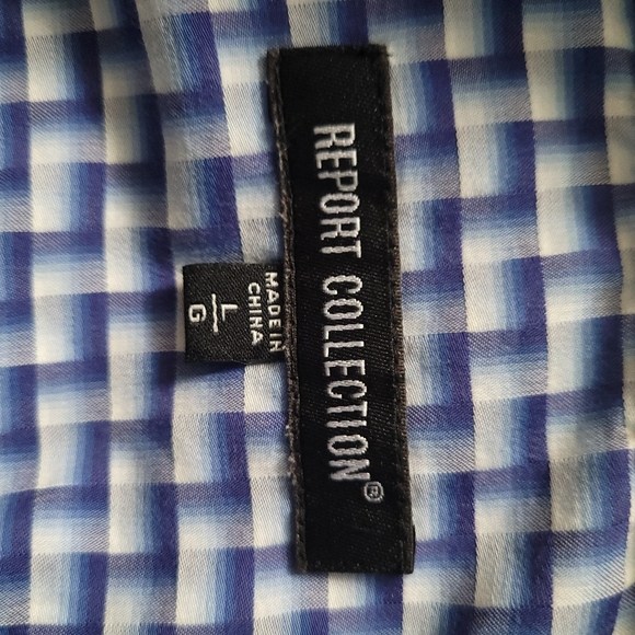 Report Collection blue dress shirt - Picture 9 of 10